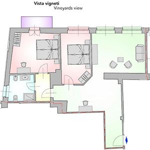 Suite con letto king size in edificio annesso